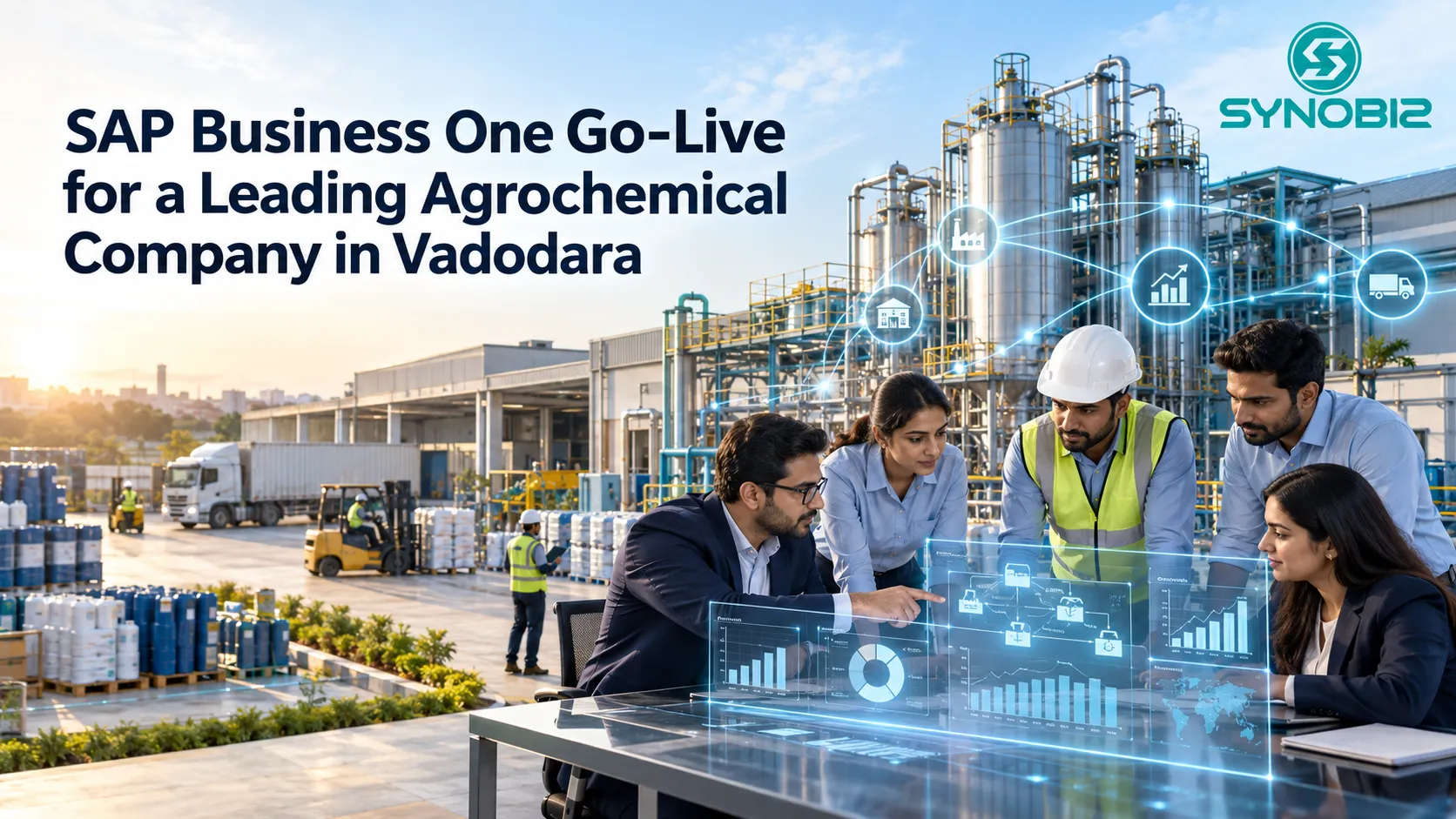 Synobiz goes live with SAP Business One for a leading agrochemical company in Vadodara, Gujarat