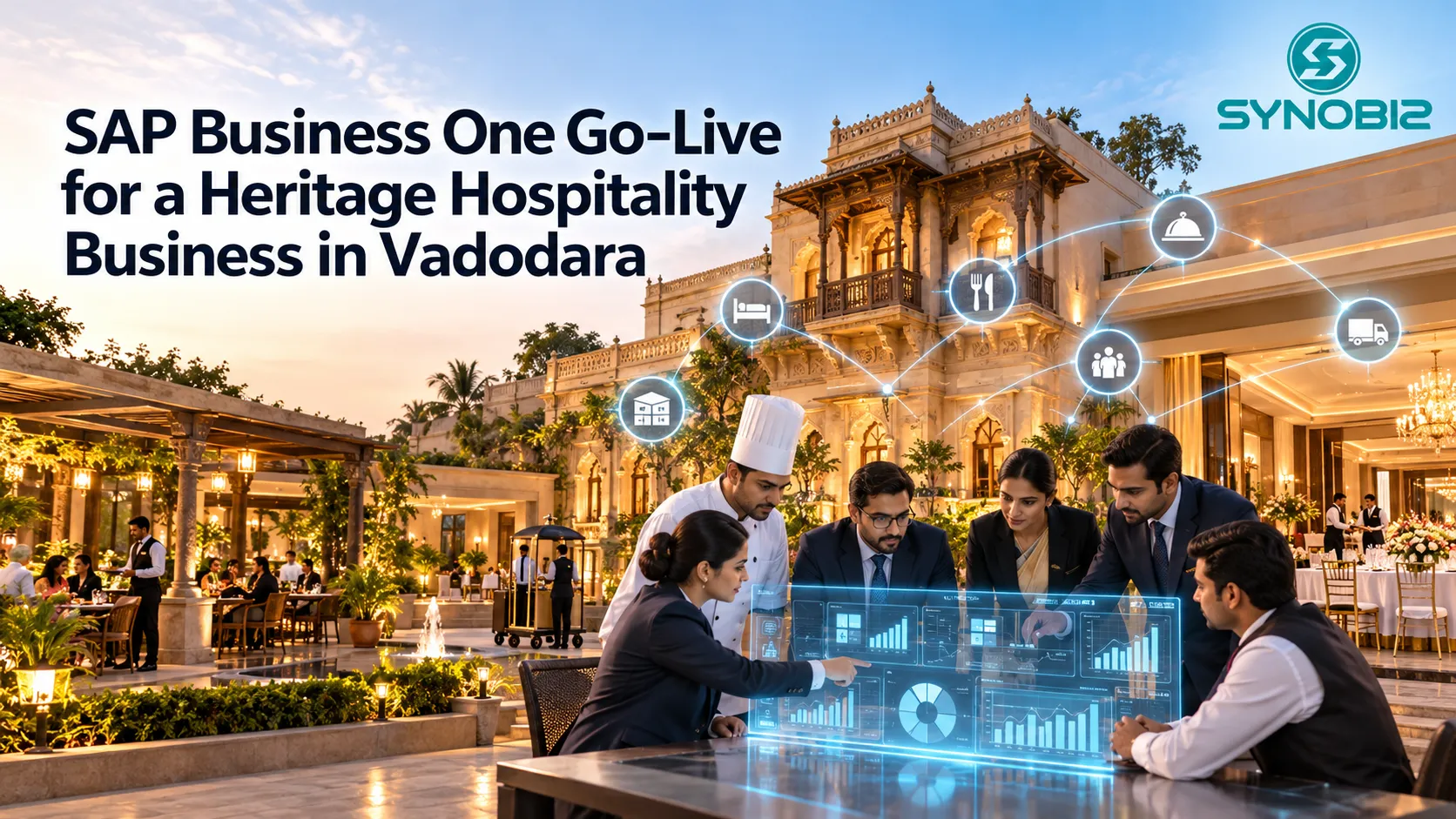 Synobiz goes live with SAP Business One for a heritage hospitality business in Vadodara, Gujarat