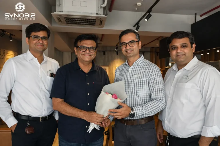 SAP Business One Leadership Visit: Mitesh R Gandhi from SAP India Meets Synobiz for 2026 Strategic Planning