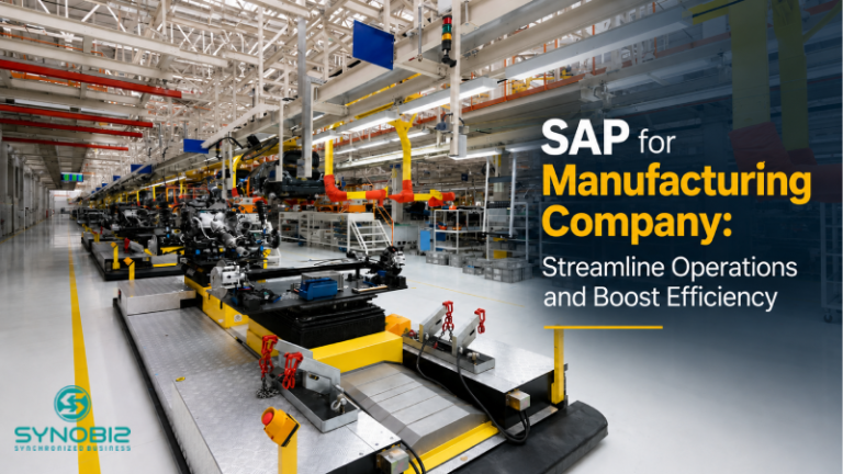SAP for Manufacturing Company: Streamline Operations and Boost Efficiency